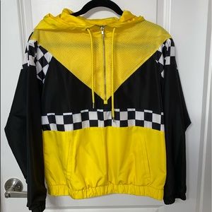 Checkered Windbreaker